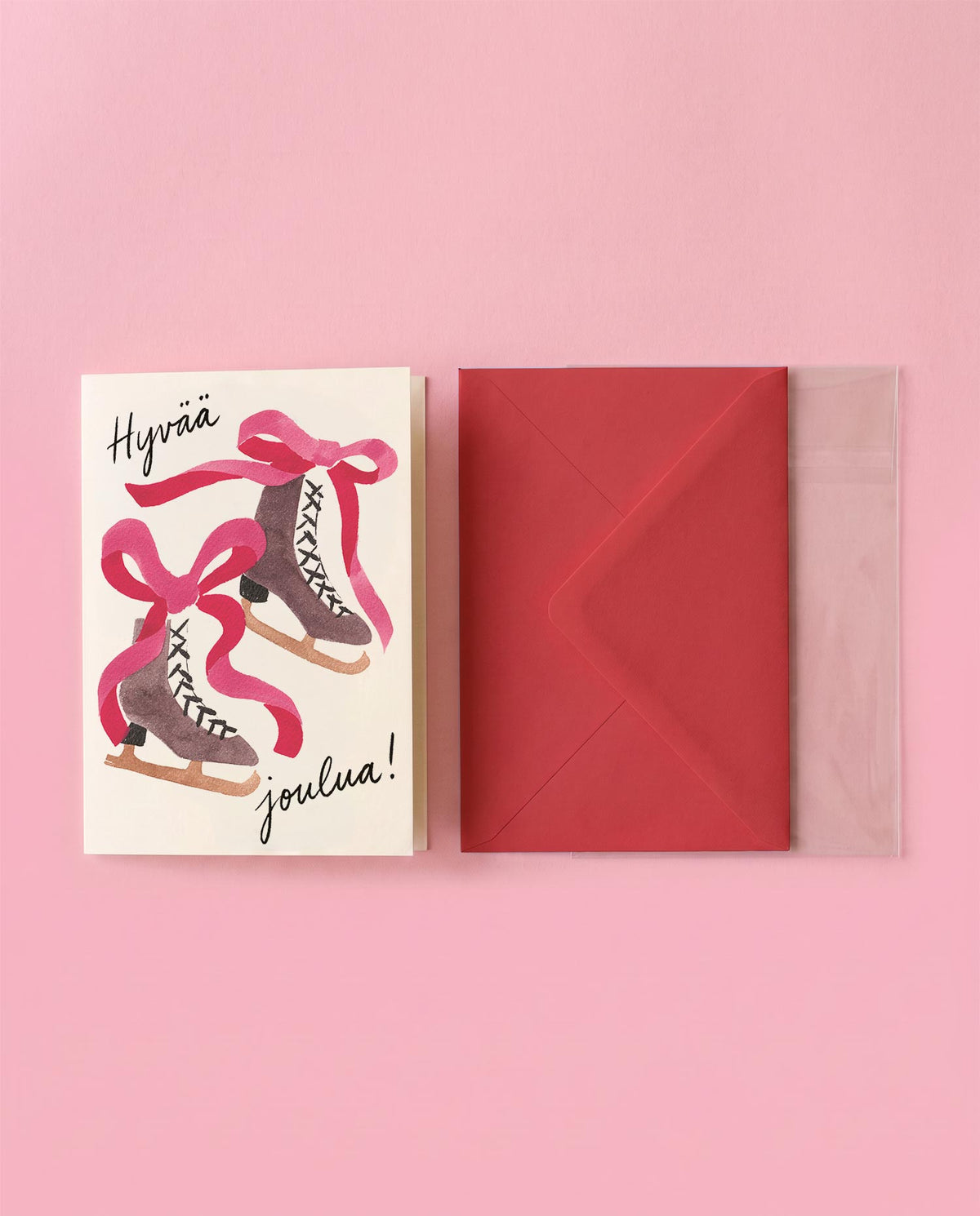 Ice Skates Holiday Card FI