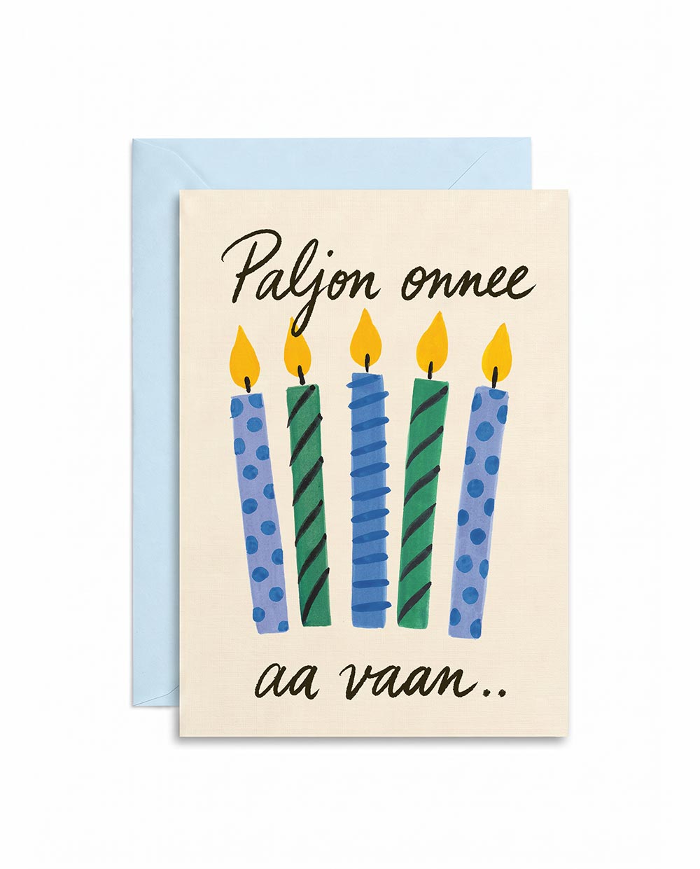 Party Candles Birthday Card FI