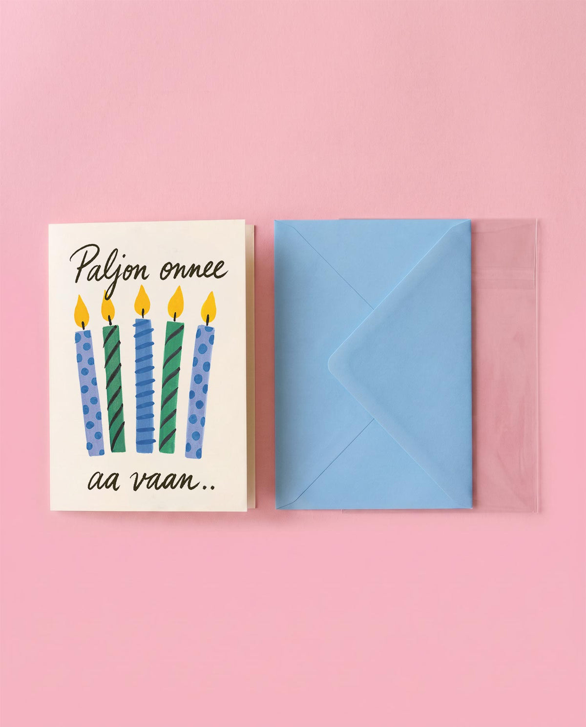 Party Candles Birthday Card FI
