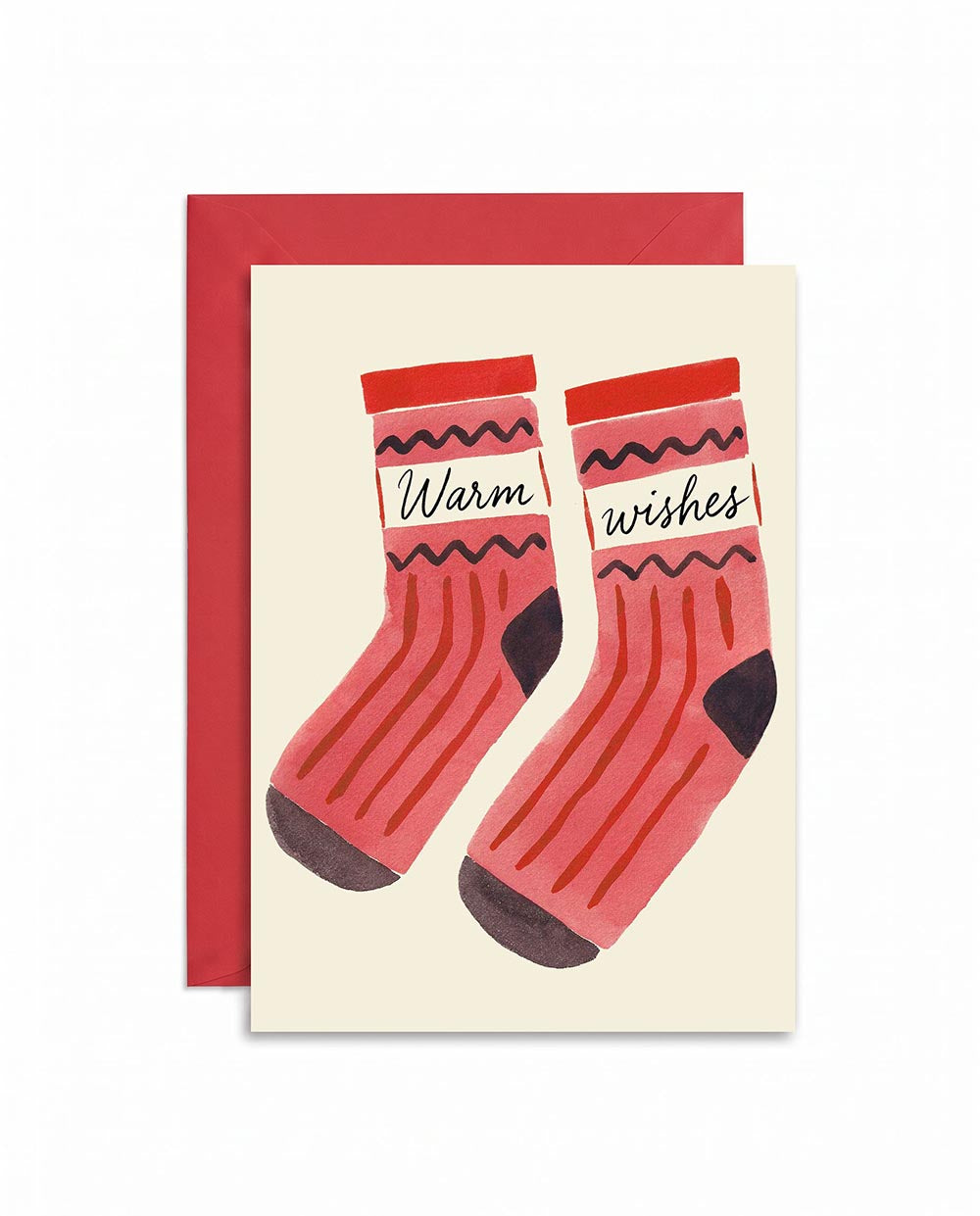 Fuzzy Socks Holiday Card