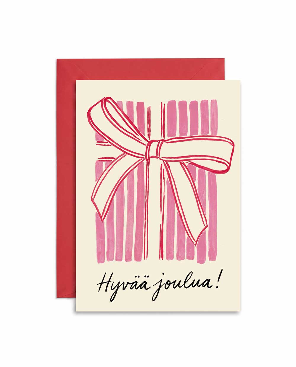 Gift Wrapping Holiday Card