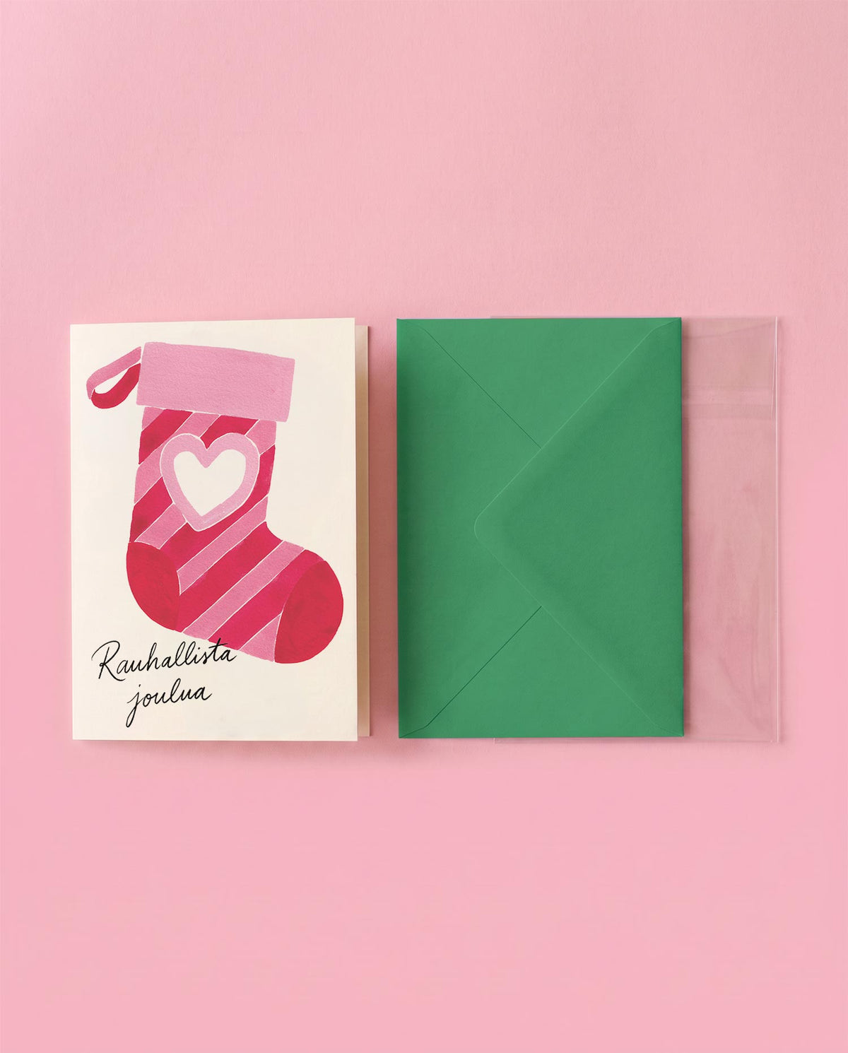 Christmas Stocking Holiday Card FI