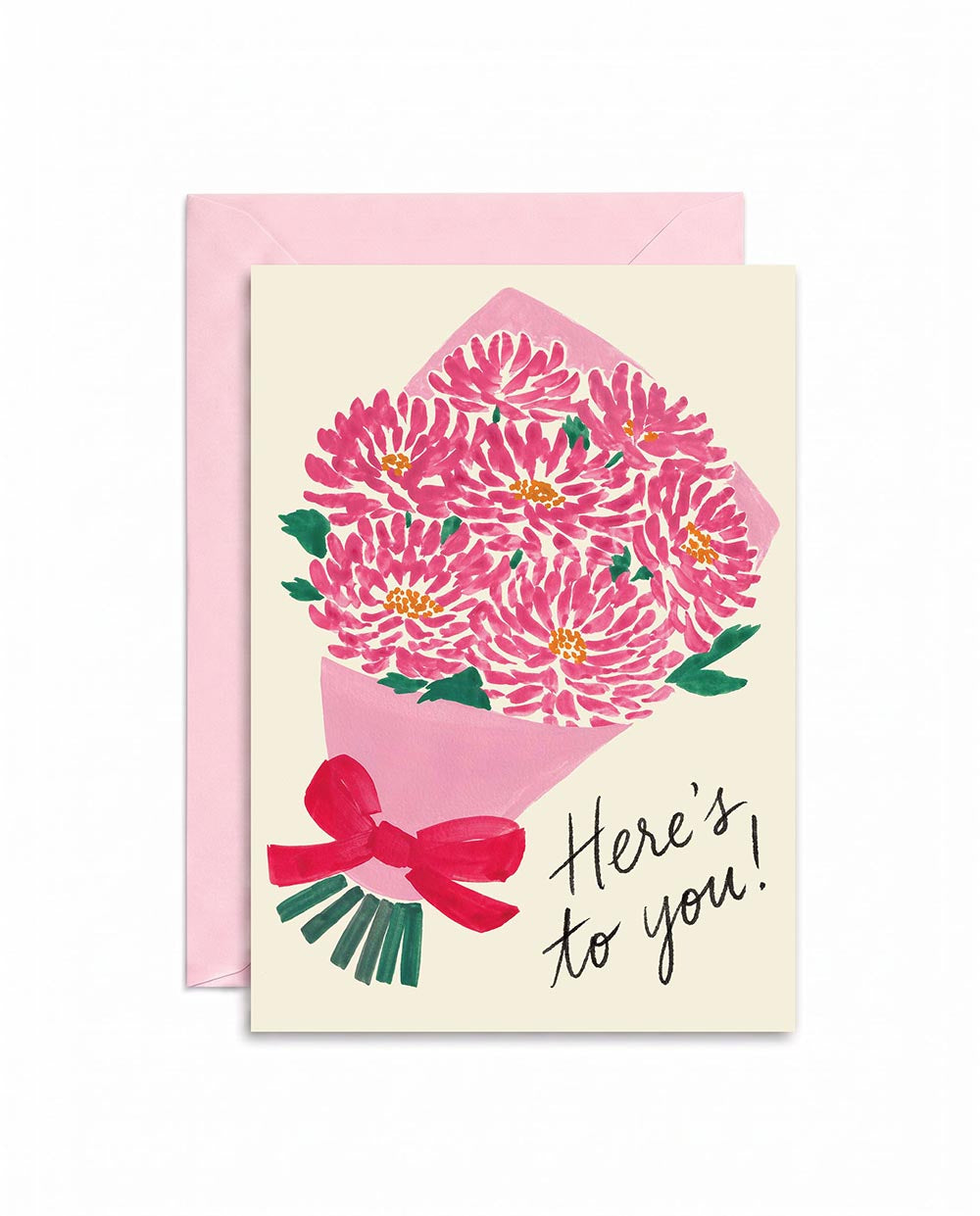 Dahlia Bouquet Occasion Card