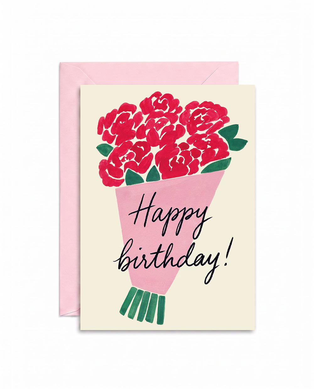 Rose Bouquet Birthday Card