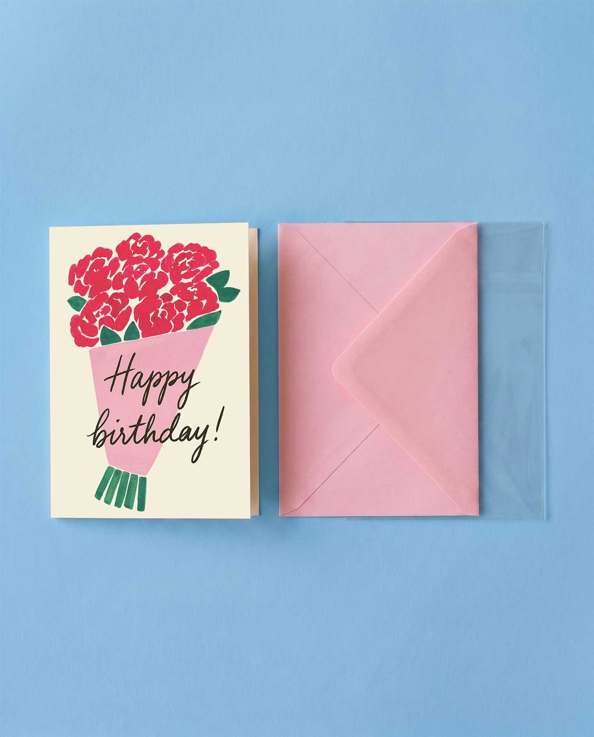 Rose Bouquet Birthday Card