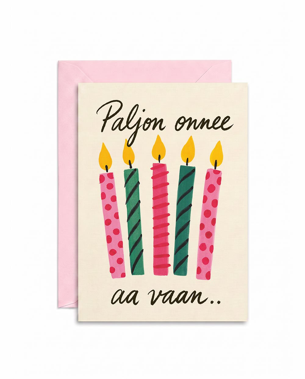 Party Candles Birthday Card FI