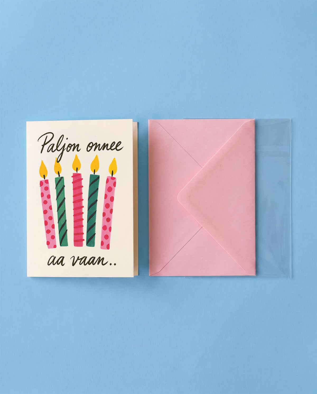 Party Candles Birthday Card FI