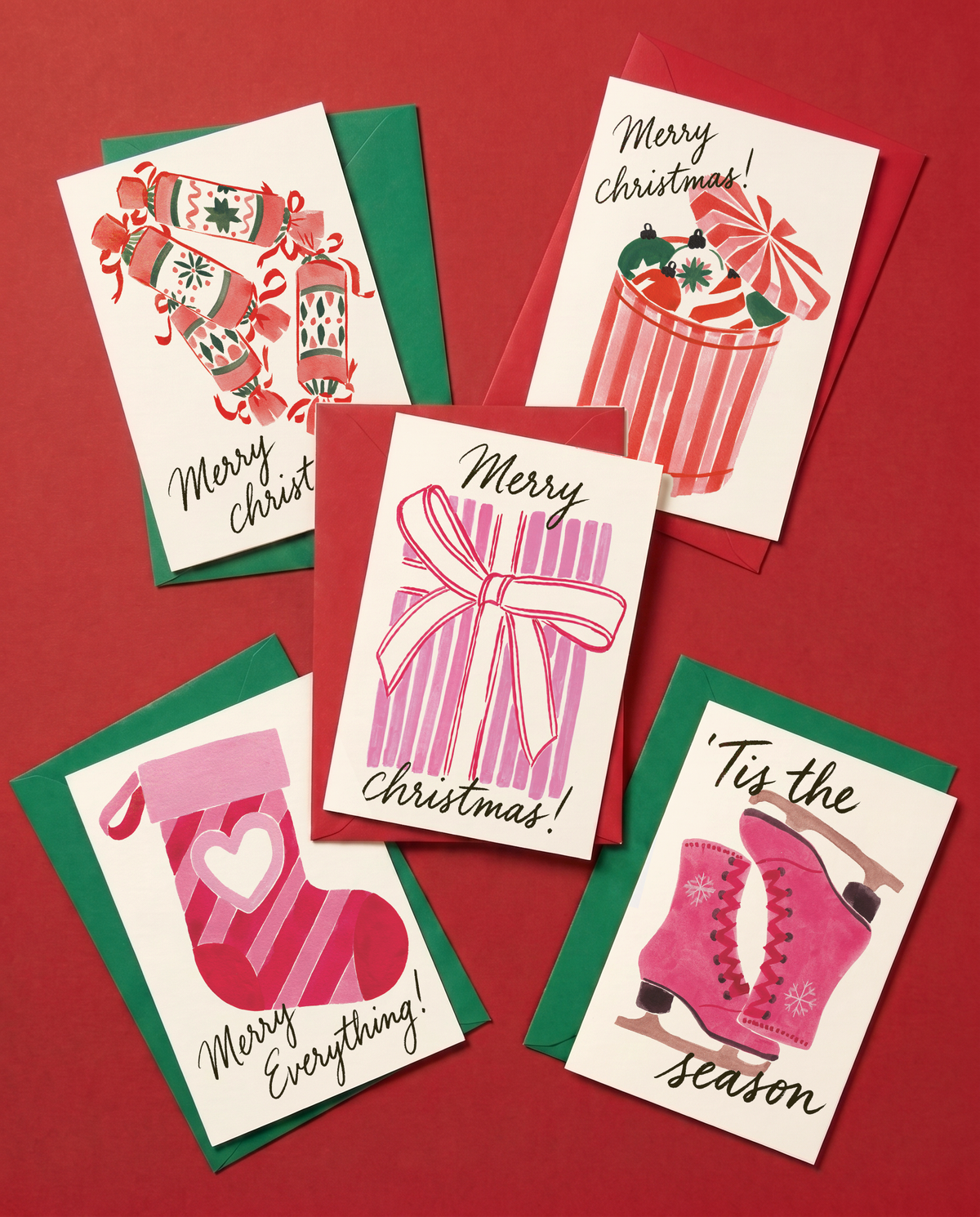 Christmas Card Set of 5 EN