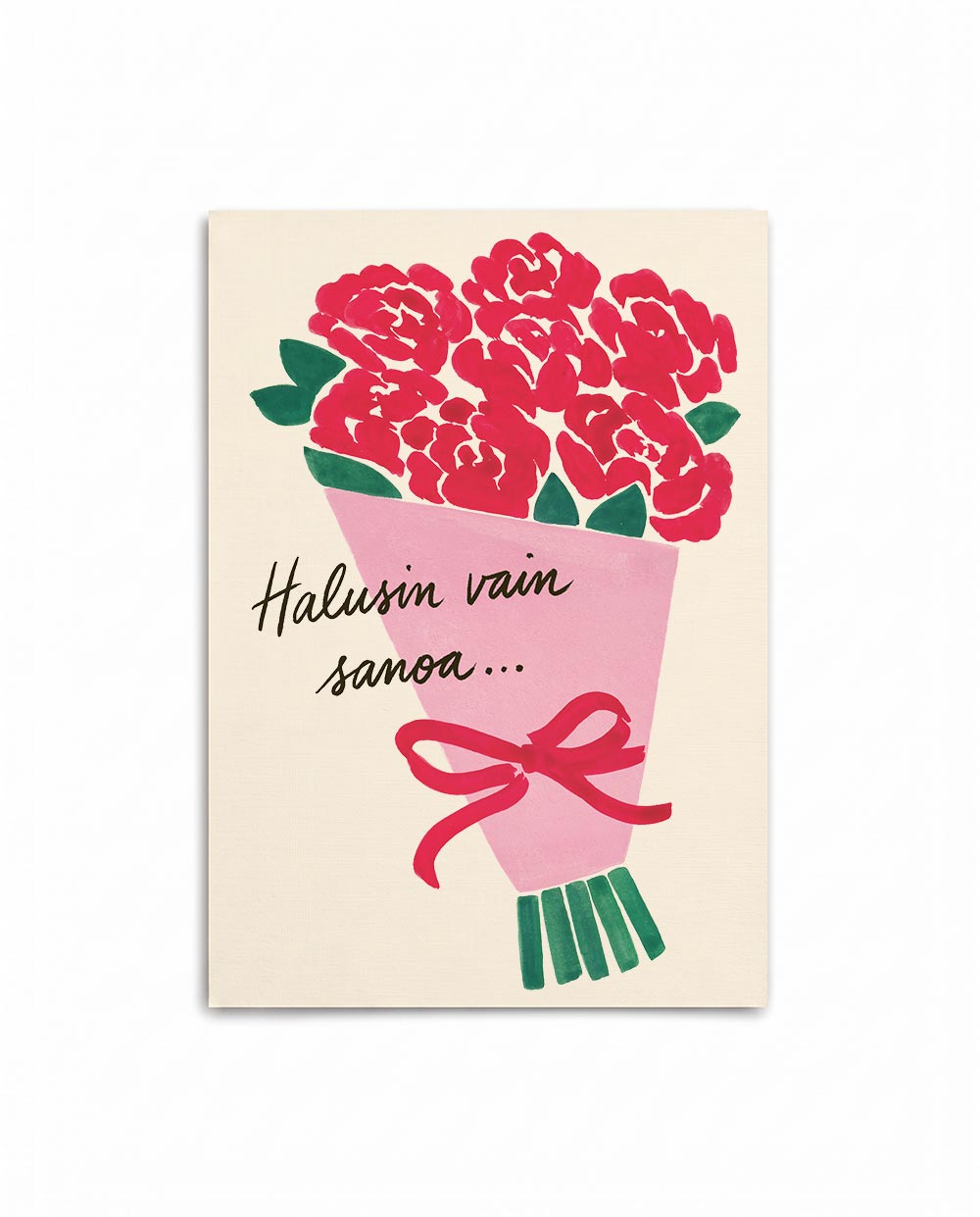 Rose Bouquet Just Because Card FI