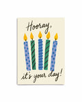 Party Candles Birthday Card