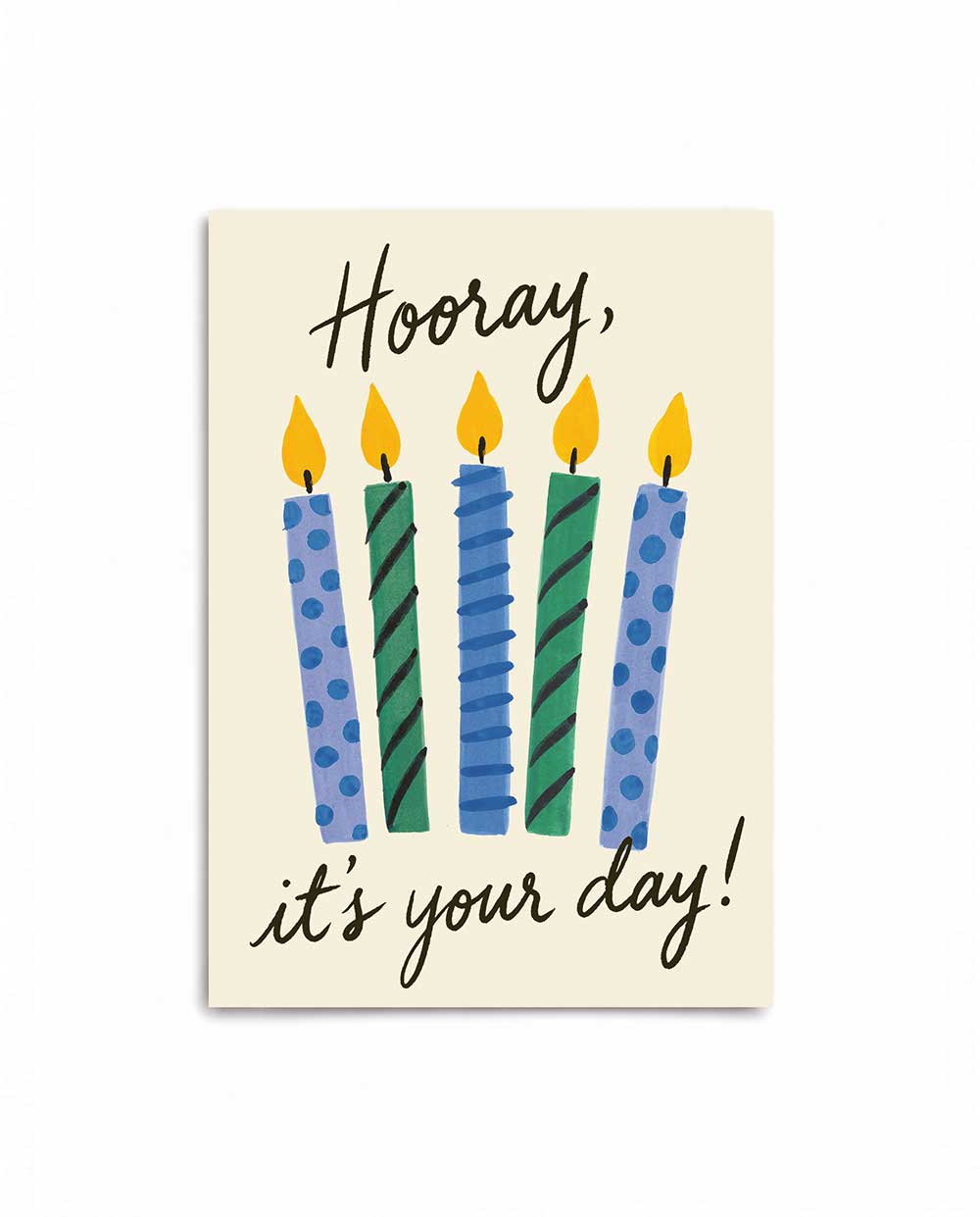 Party Candles Birthday Card