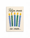 Party Candles Birthday Card FI