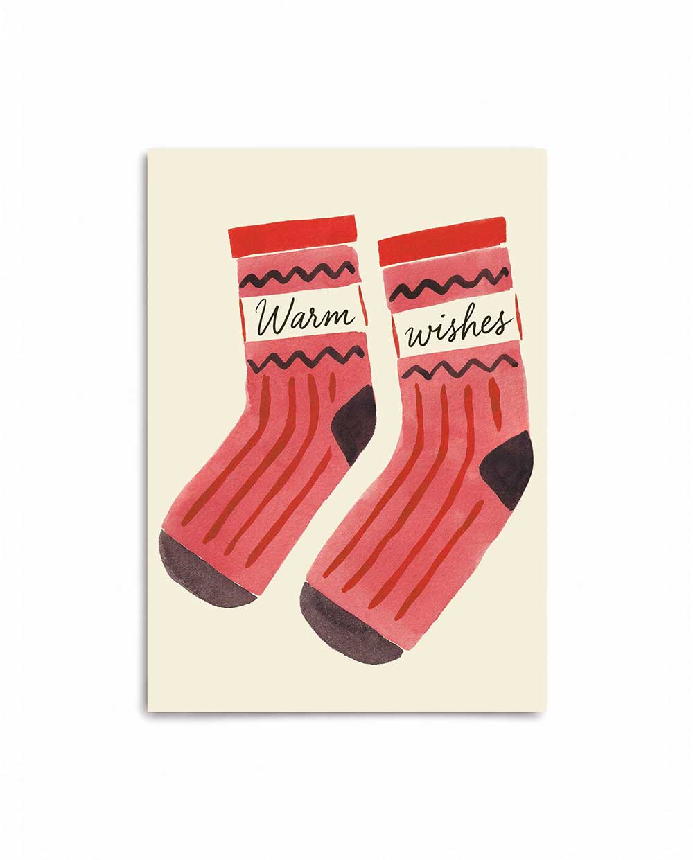 Fuzzy Socks Holiday Card