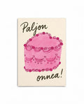Heart Cake Birthday Card FI