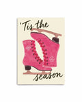 Ice Skates Holiday Card