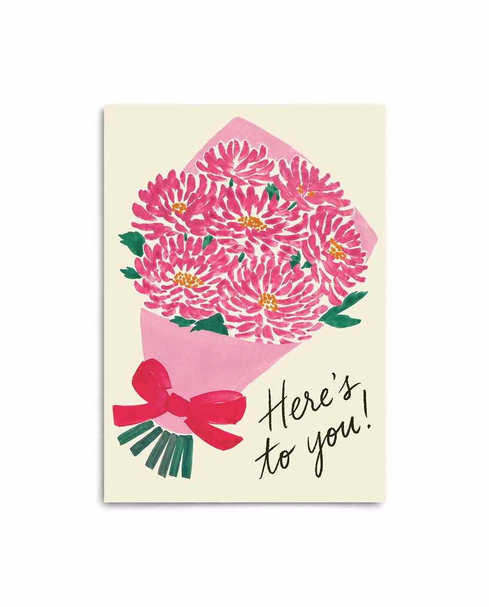 Dahlia Bouquet Occasion Card