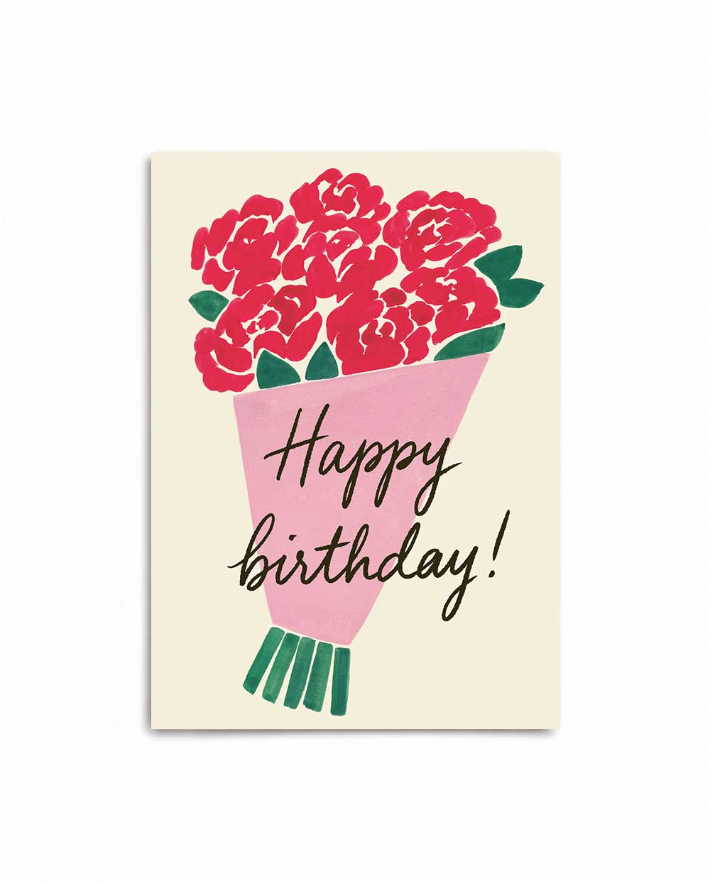 Rose Bouquet Birthday Card