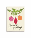 Christmas Baubles Holiday Card