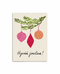 Christmas Baubles Holiday Card