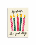 Party Candles Birthday Card