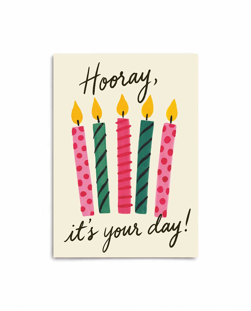 Party Candles Birthday Card
