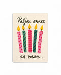 Party Candles Birthday Card FI