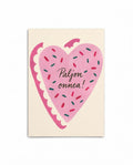 Heart Cake Birthday Card FI